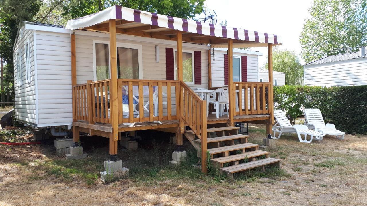 mobil home 32 m² 4/6p Onzain Bagian luar foto