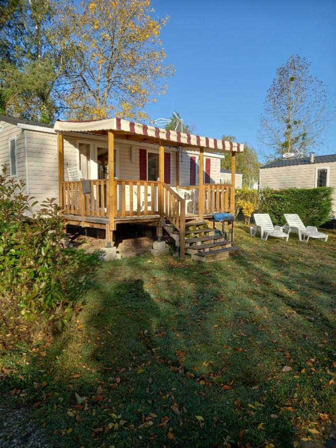mobil home 32 m² 4/6p Onzain Bagian luar foto