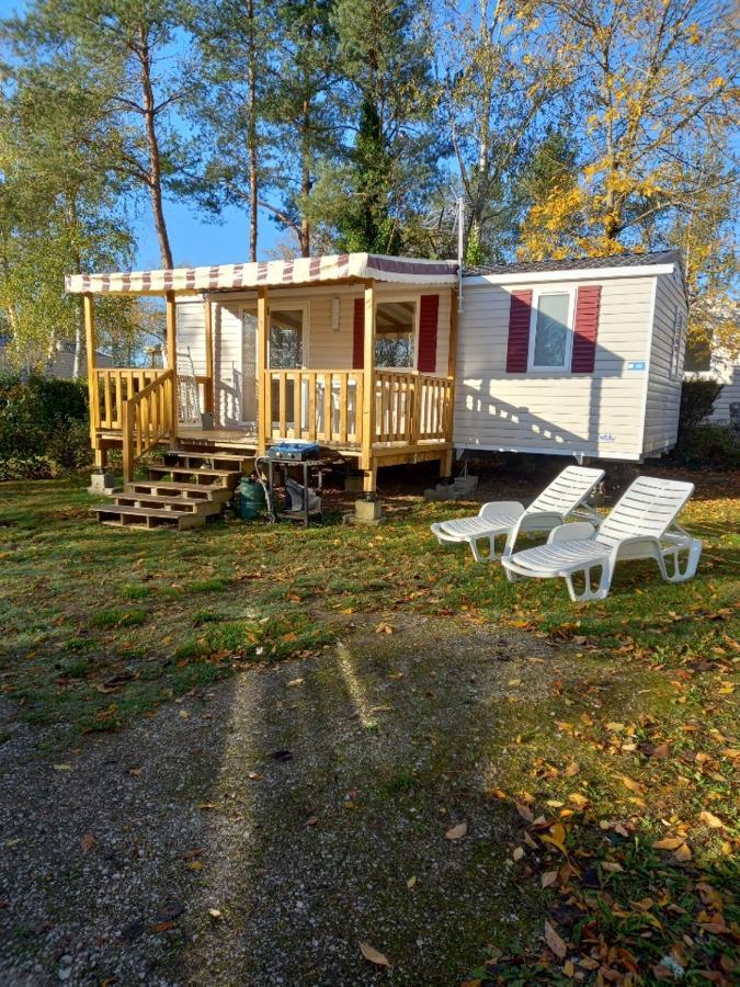 mobil home 32 m² 4/6p Onzain Bagian luar foto